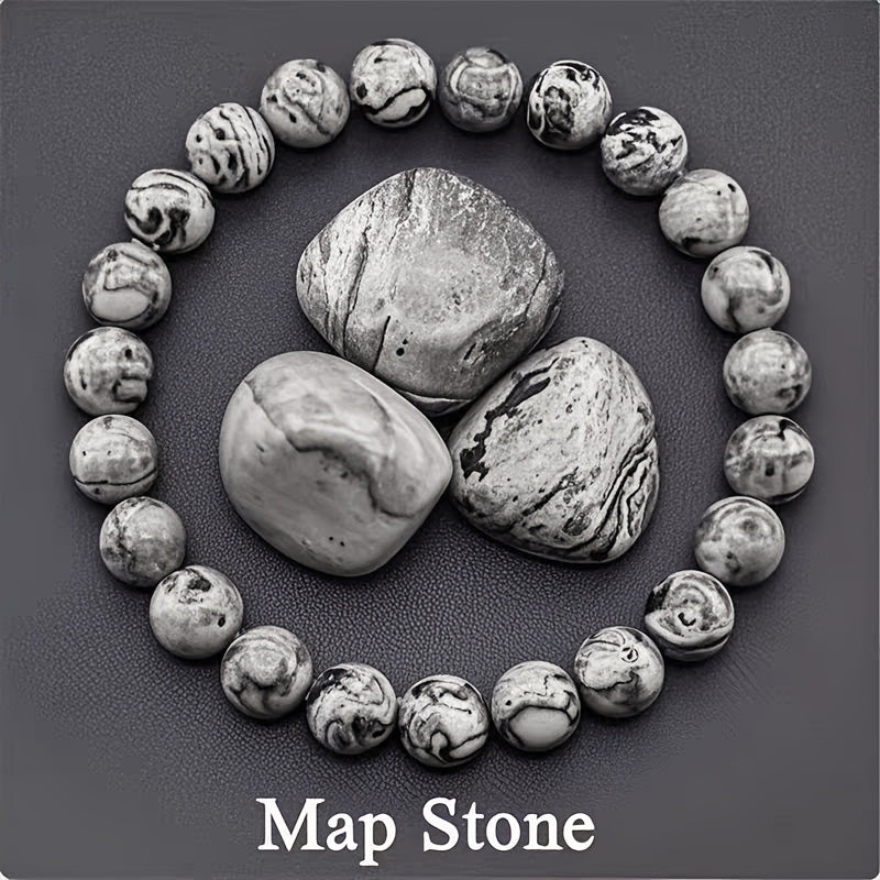 2 pièces bracelet 8mm, pierre de soleil, œil de tigre, pierre noire, turquoise, rubis imitation, obsidienne, pendentif voiture, accessoires décompression main, cadeaux anniversaire et fêtes, motifs aléatoires