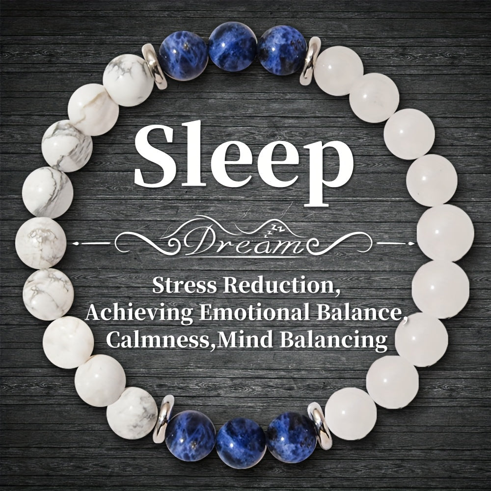 1 pièce Cadeau unique, apporte calme et sérénité, pierre naturelle, stabilise les émotions, purifie l'esprit, idéal pour un usage quotidien