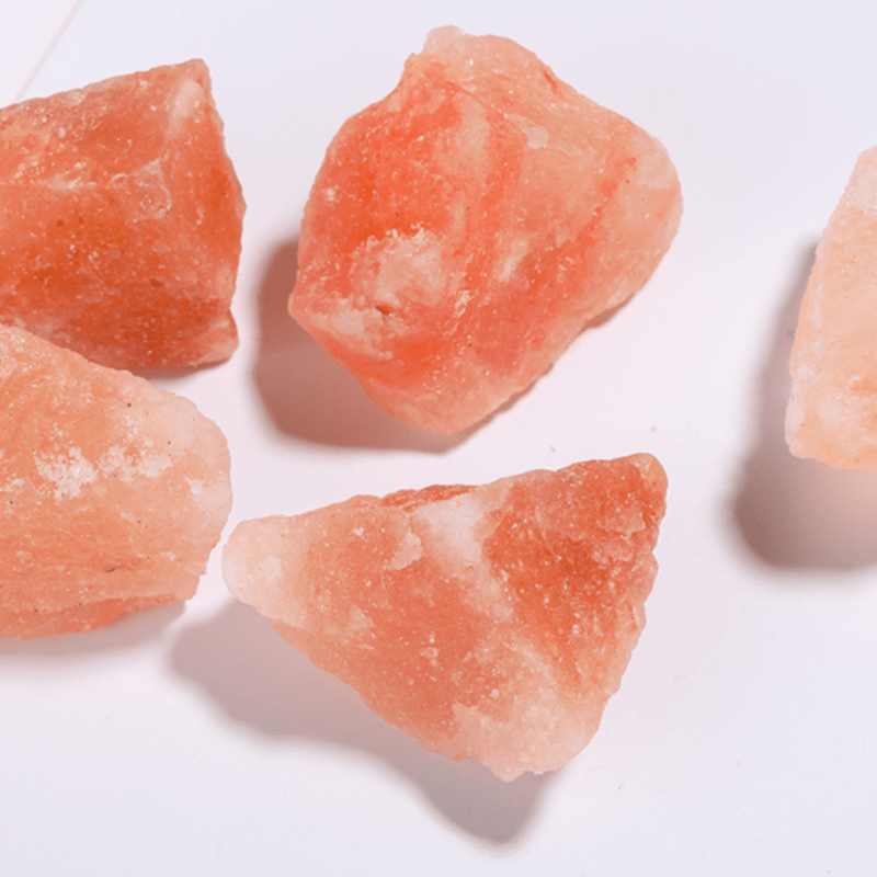 15pièces Cristaux de Sel Orange Himalayen Naturel - Gradient Orange Vif à Orange Rosé, pour Diffuseur, Massage, Sels de Bain, Décoration Intérieure - Pierres Spirituelles et Physiques - Échantillons de Minéraux Naturels, Diffuseur, Cristaux Décoratifs, Cr