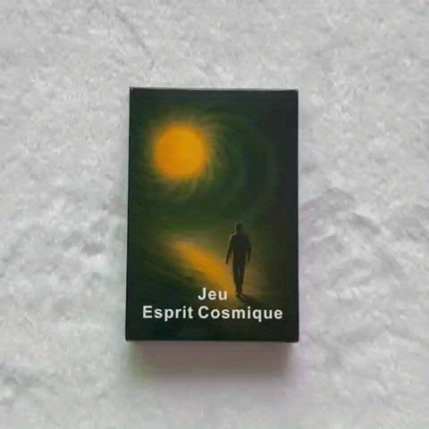 Cartes Françaises - 48 Cartes de Messages Inspirants pour la Réflexion Quotidienne & la Clarté Intérieure, Orientation du Univers, 12x8cm/4.72x3.15inch, Couleurs Mélangées, Carton Durable, Outil de Guidance Spirituelle, Design Mystique, Impression de Haut