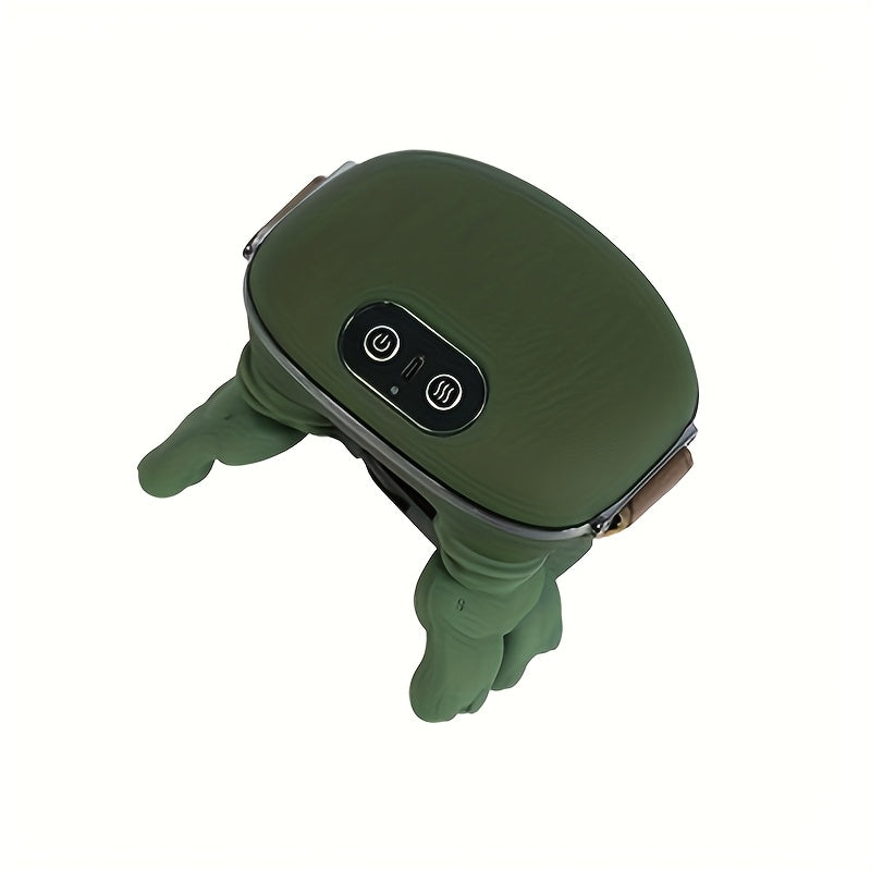 Masseur Chauffant USB pour Cou et Épaules, Masseur Électrique, Masseur Simulé 6D pour Épaules, Cou, Dos, Masseur pour Trapèze Cervical, Ainsi que Massage Profond et Pétrissage pour les Épaules et les Jambes. Cadeau Idéal pour les Aînés, Hommes et Femmes