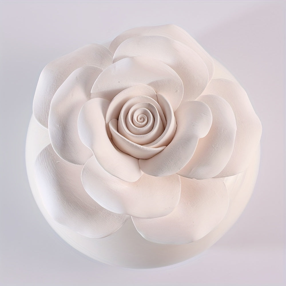 Diffuseur d'huiles essentielles en céramique - Désodorisant élégant en céramique avec couvercle, diffuseur d'arômes non parfumé pour la maison, la chambre, le bureau, le spa - Conception durable et facile à nettoyer, cadeau de Noël parfait pour Noël, Hall