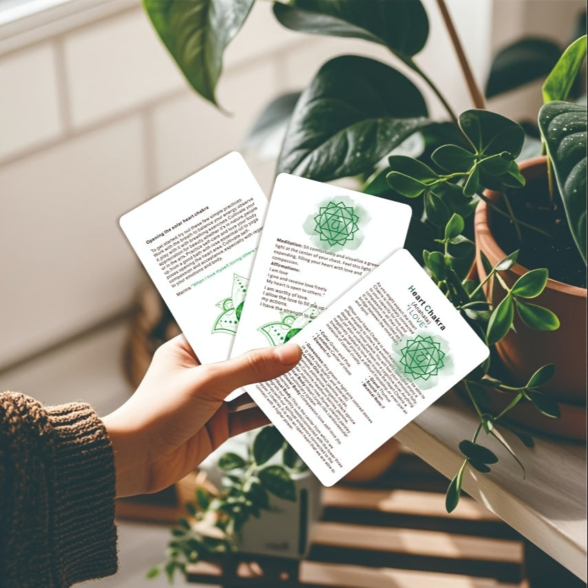 Cartes Guide des Chakras - "Illuminations des Chakras : Un Voyage à Travers l'Énergie, l'Équilibre et la Connexion, Guide d'Équilibre des Chakras, Guide de Méditation des Chakras, Guide des Mudras, Compagnon de Yoga,Connexion Spirituelle,Guide Illustré,Sy