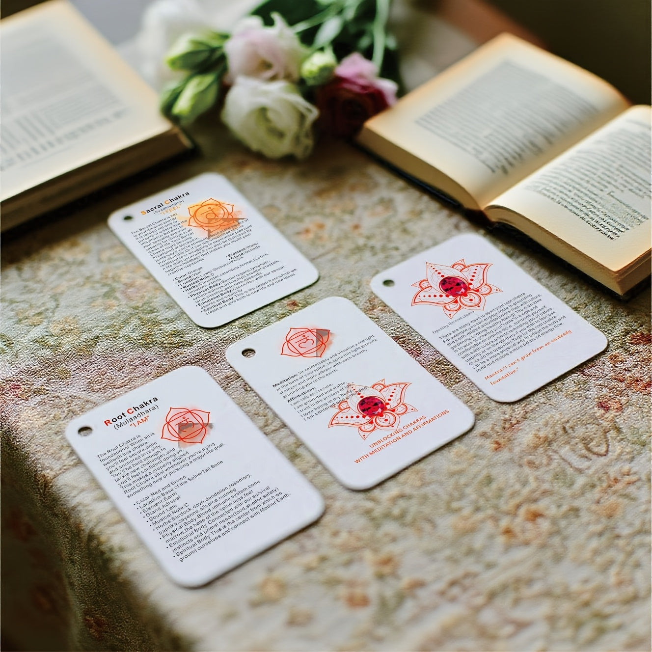 Cartes Guide des Chakras - "Illuminations des Chakras : Un Voyage à Travers l'Énergie, l'Équilibre et la Connexion, Guide d'Équilibre des Chakras, Guide de Méditation des Chakras, Guide des Mudras, Compagnon de Yoga,Connexion Spirituelle,Guide Illustré,Sy