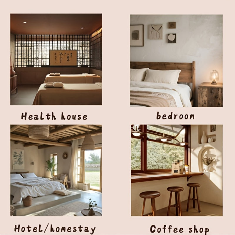 Diffuseur d'huiles essentielles en céramique - Désodorisant élégant en céramique avec couvercle, diffuseur d'arômes non parfumé pour la maison, la chambre, le bureau, le spa - Conception durable et facile à nettoyer, cadeau de Noël parfait pour Noël, Hall