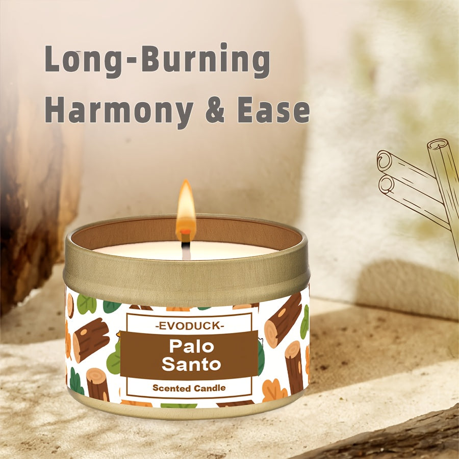 Chandelle de Manifestation Premium en Cire de Soja Sage & Bois Sacré pour Méditation, Bénédiction du Foyer, Sanctuaire Maison, Idéale pour Spa, Décoration Bureau, Rituels, Cadeau Luxueux Artisanal Nouvelle Maison ou Anniversaire (3oz)